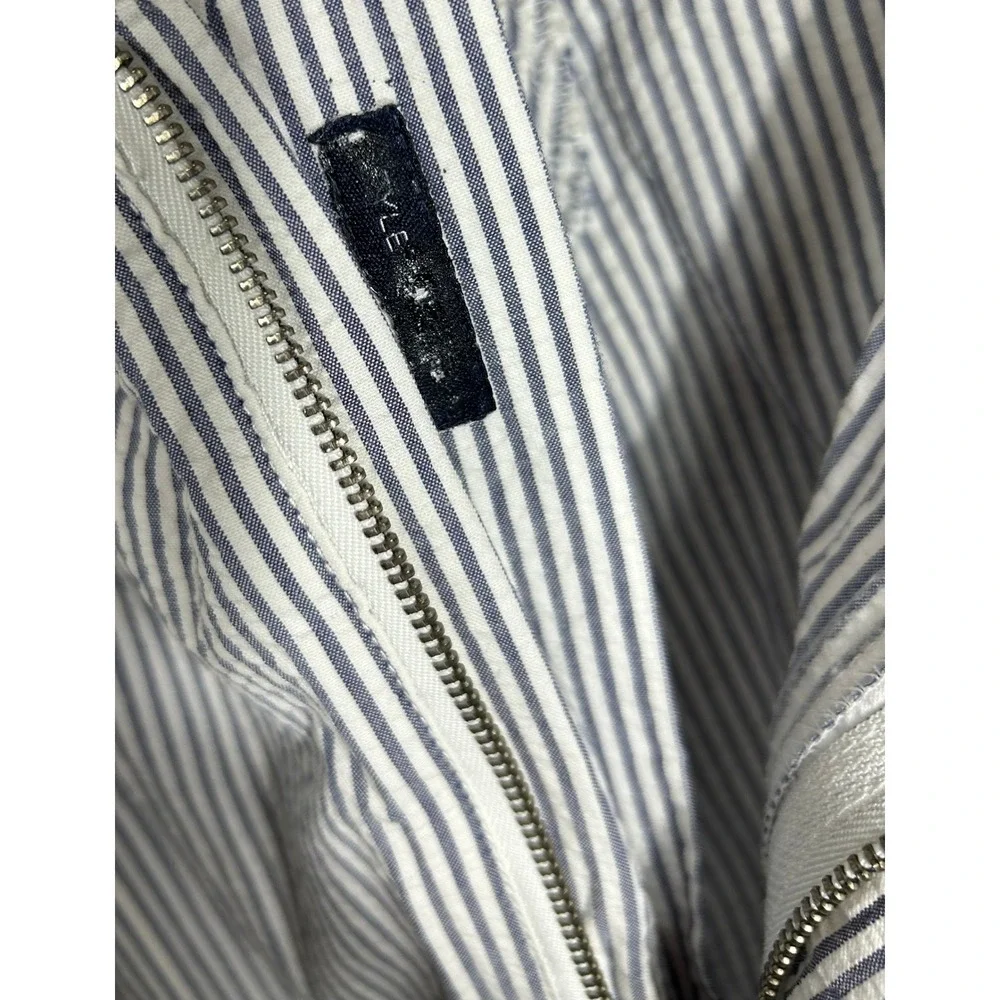 Polo Ralph Lauren Shorts Men 40 Blue Tyler Seersucker Striped Cotton 90s Vintage